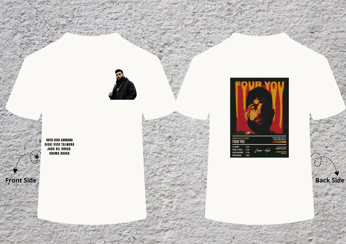 š„ Four You Inspired Punjabi Rap T-Shirt