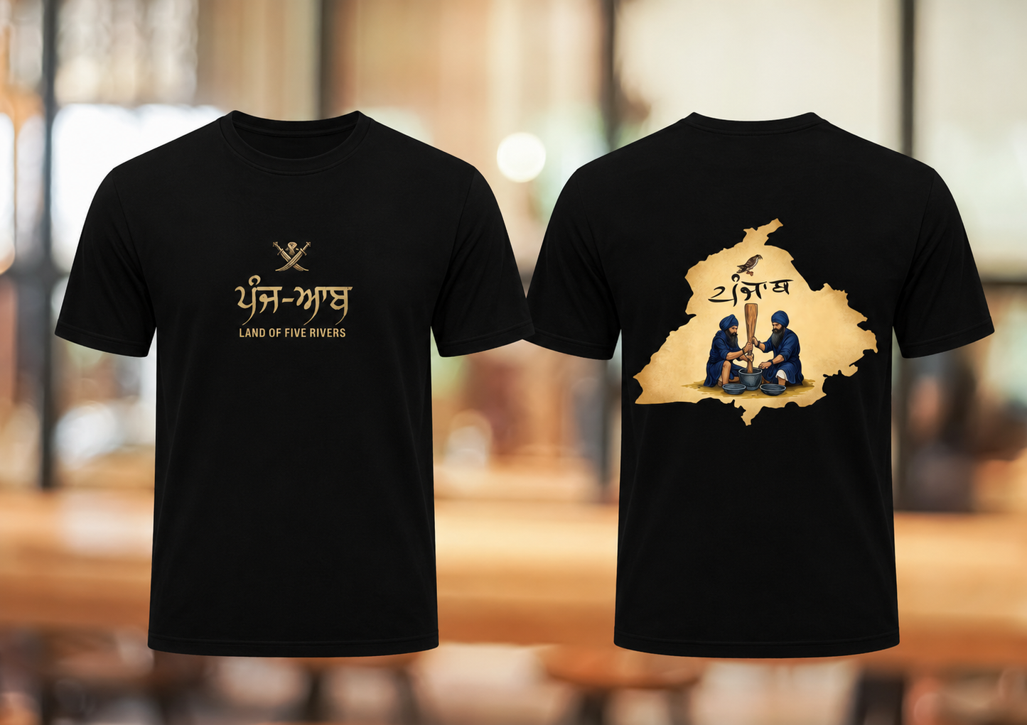 Punj-Aab Traditional Culture Streetwear T Shirt